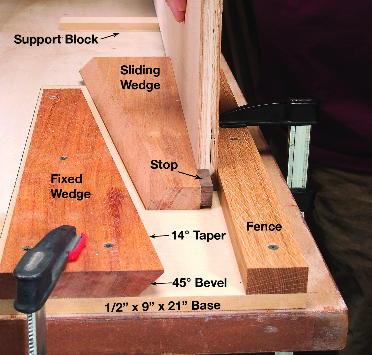 Tips Benchtop Board Clamp Popular Woodworking