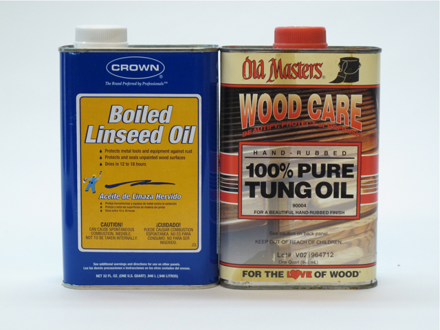 Comparing Boiled Linseed Oil and 100% Tung Oil as a Finish