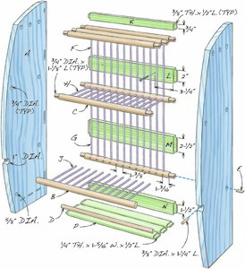 Wall-Mount Plate Rack | Popular Woodworking