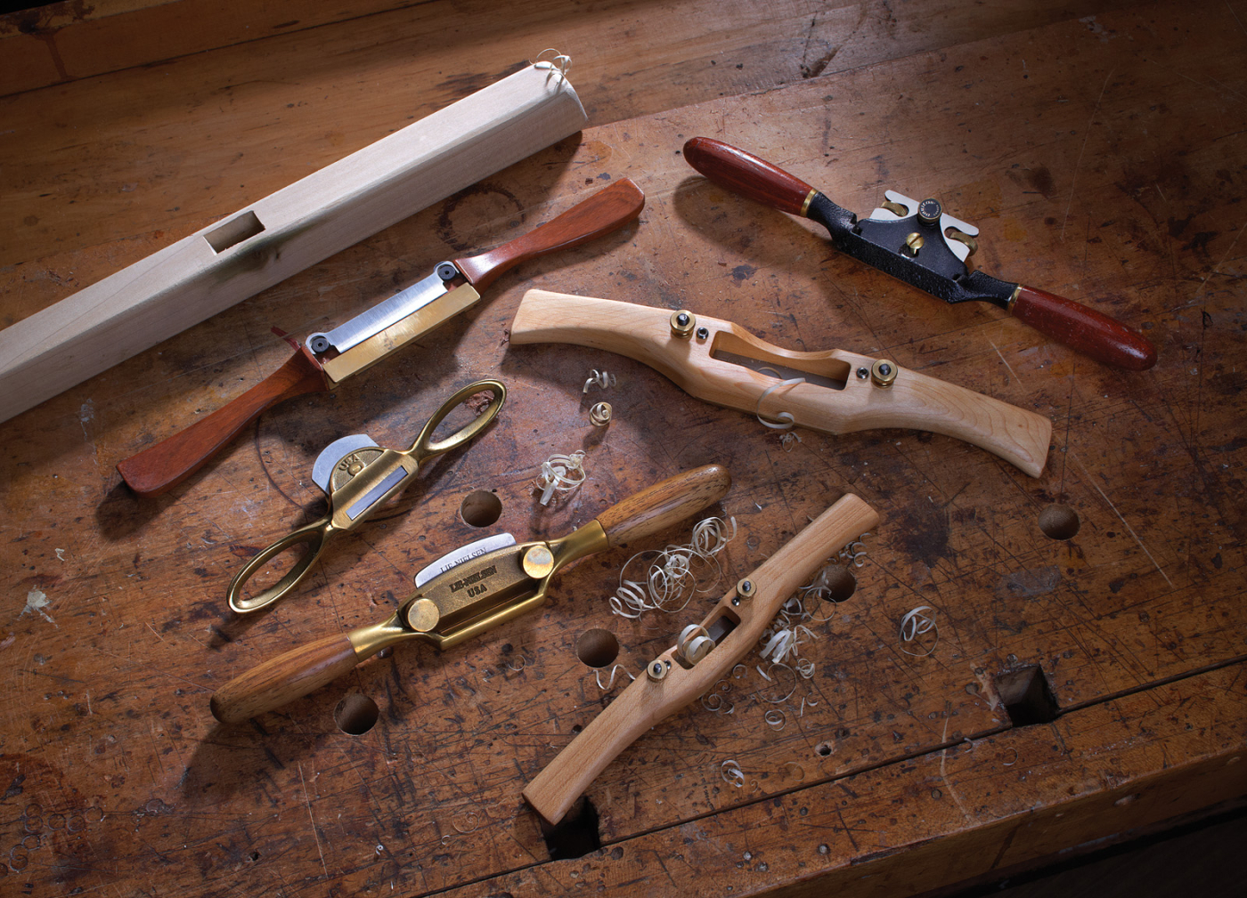 Adjustable Spokeshave, Woodworking Hand Tool Plane Spoke Shave Set