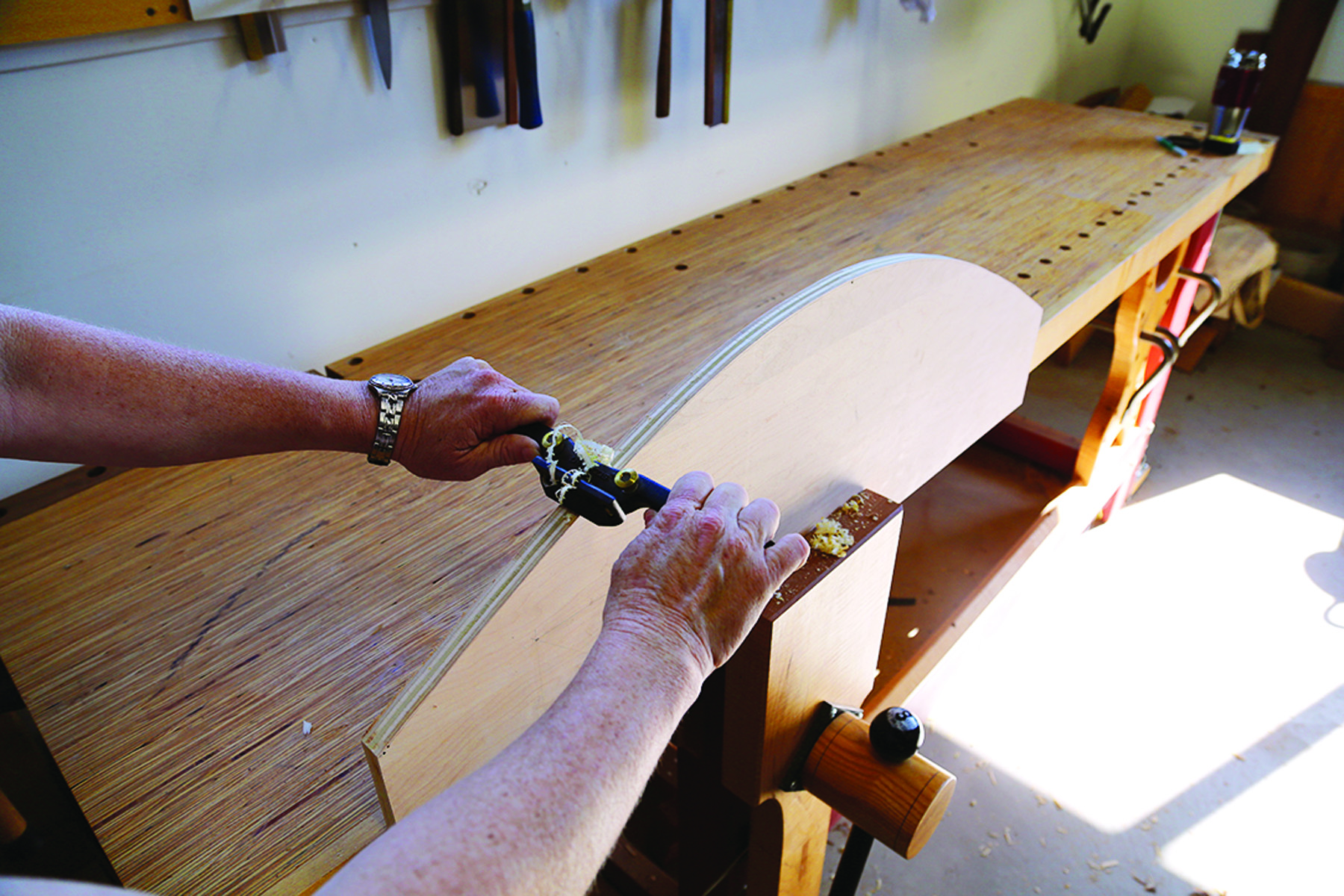 The story behind the project: cypress plate rack - FineWoodworking