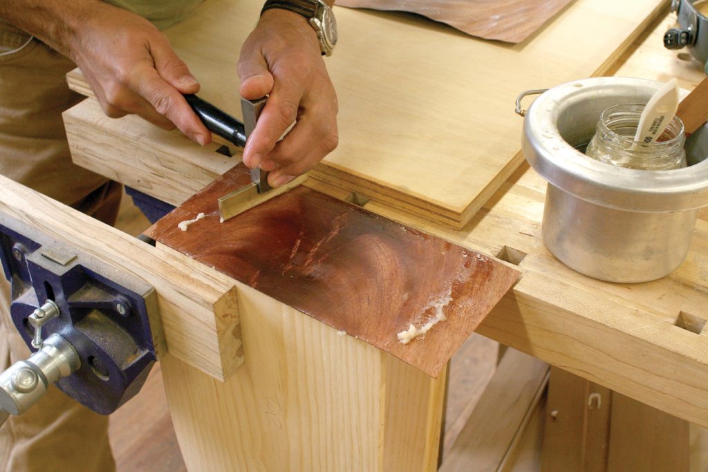 Traditional Hide Glue Veneering Popular Woodworking