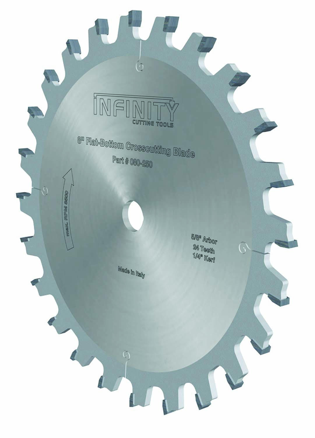 how wide does a table saw blade cut?