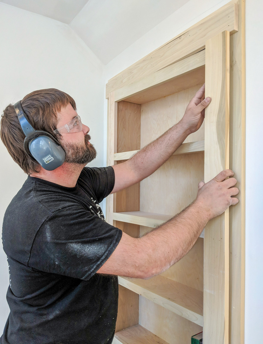 How To Create A Hidden Door Wall With Panels