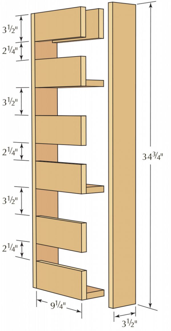 Library Magazine Rack | Popular Woodworking