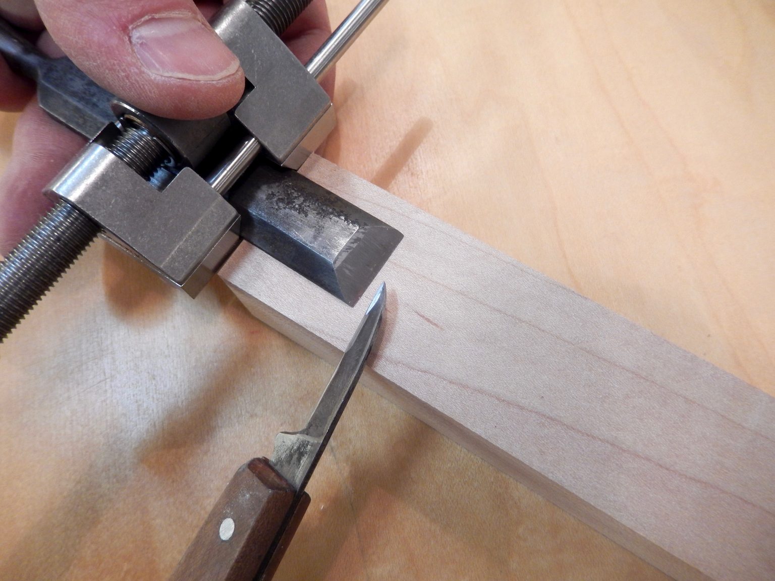 Make a Honing Guide Angle Setting Jig Popular Woodworking