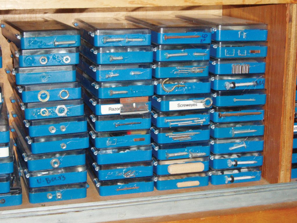 Quick ID Parts Bin Popular Woodworking