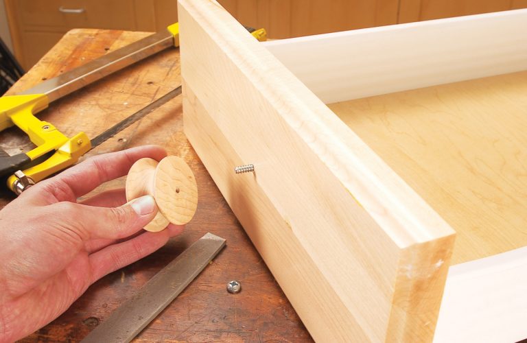 No More Loose Drawer Knobs Popular Woodworking