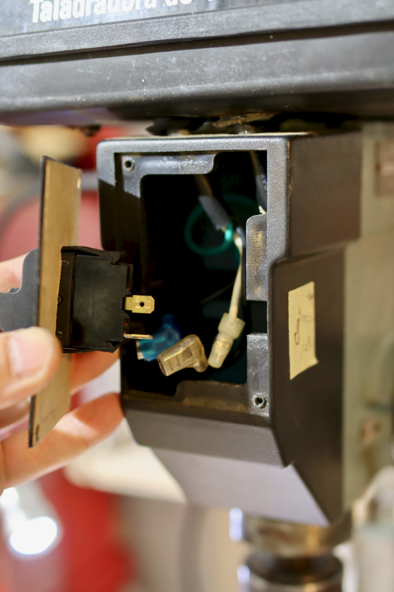 Repairing a Faulty Drill Press On/Off Switch Popular Woodworking