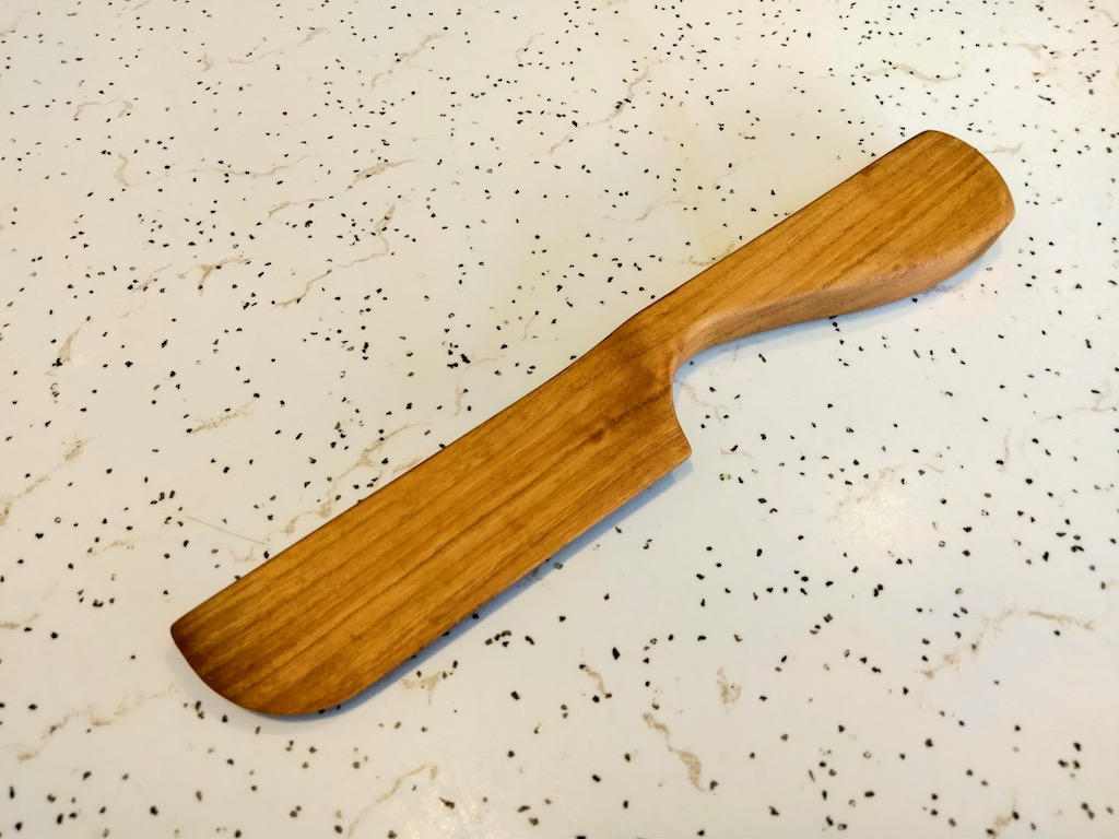 A Butter Knife Made by Needle Rasps a Fun Project for Kids