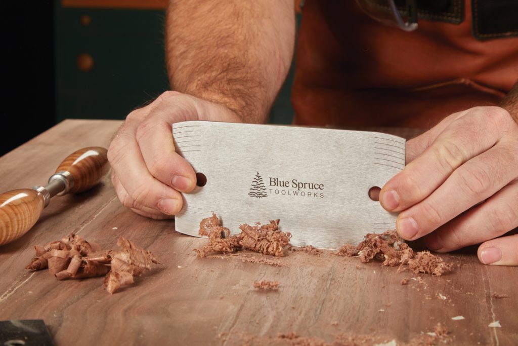Blue Spruce Toolworks Scrapers and Burnisher Review Popular Woodworking