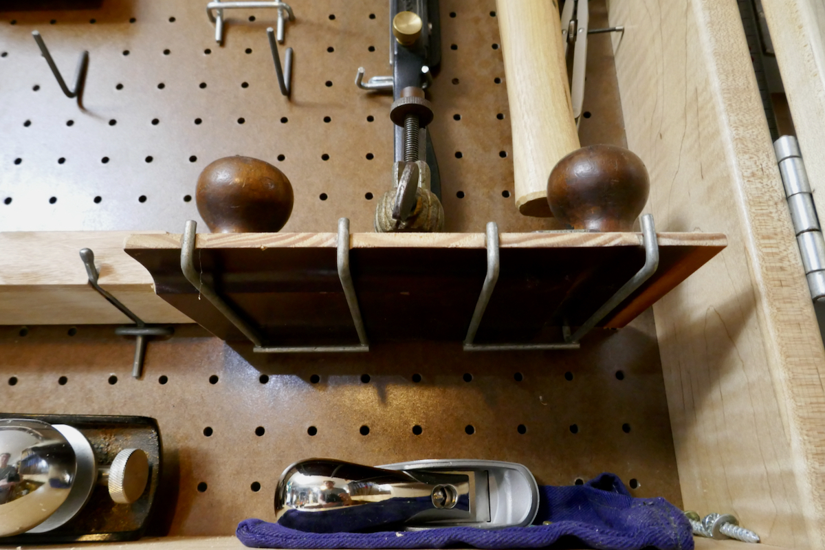 Pegboard Shelves for Planes Popular Woodworking