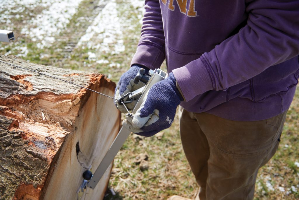 Milling Lumber with a Chainsaw Mill Popular Woodworking