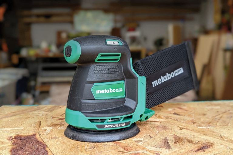 Metabo HPT 18V 5 Inch Random Orbital Sander Review Popular Woodworking