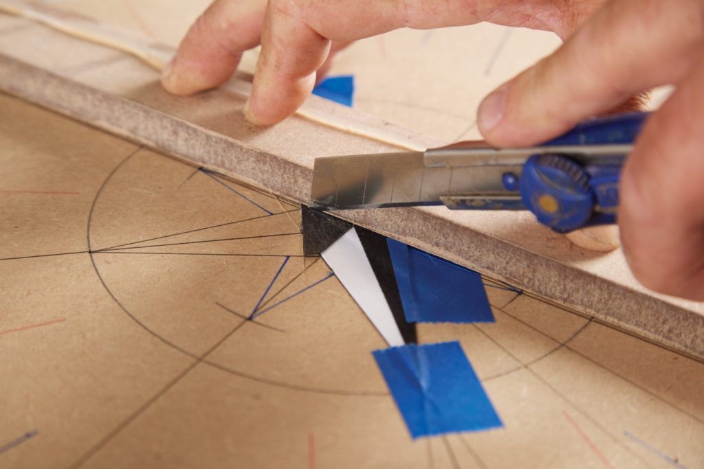 Nautilus Star Veneer Inlay | Popular Woodworking