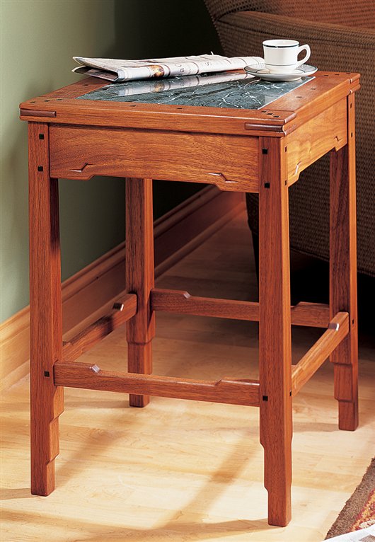 Greene and Greene-Style Side Table - Popular Woodworking