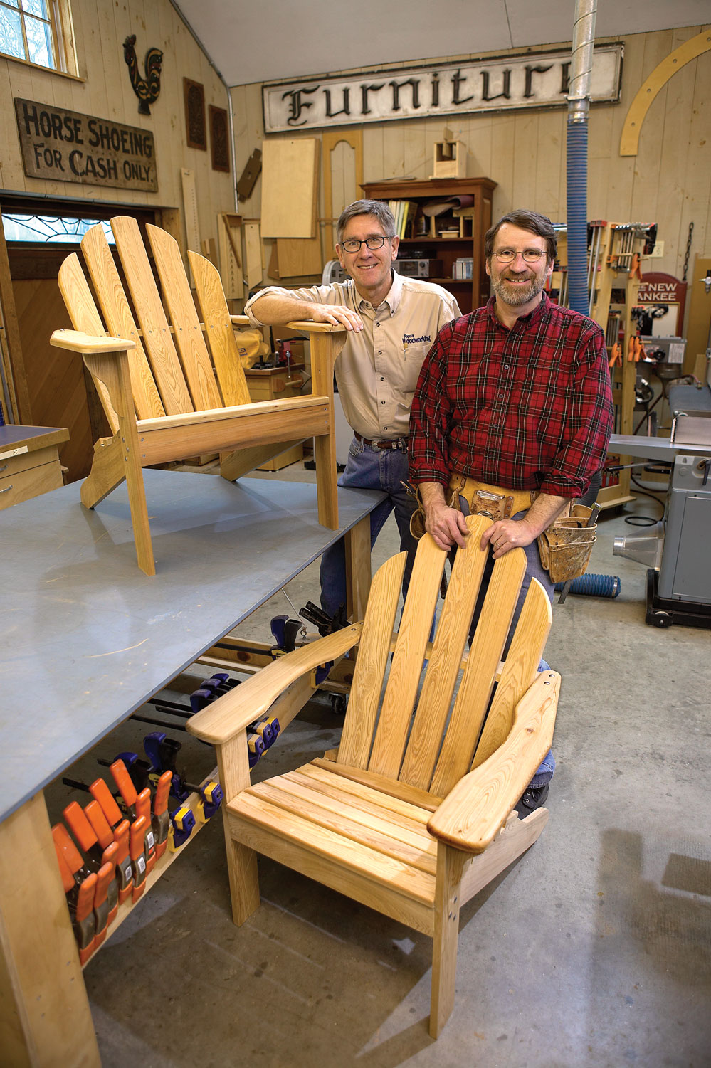 New Yankee Workshop Adirondack Chair Out in the Elements