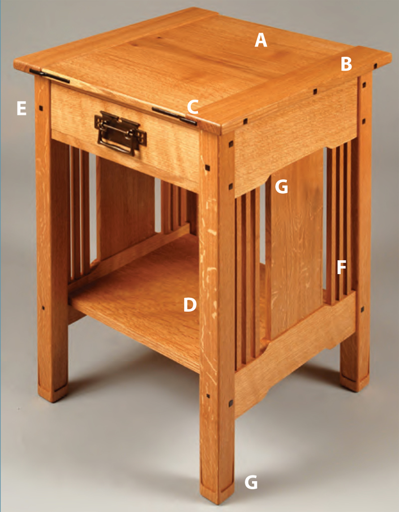 Woodworking projects side table