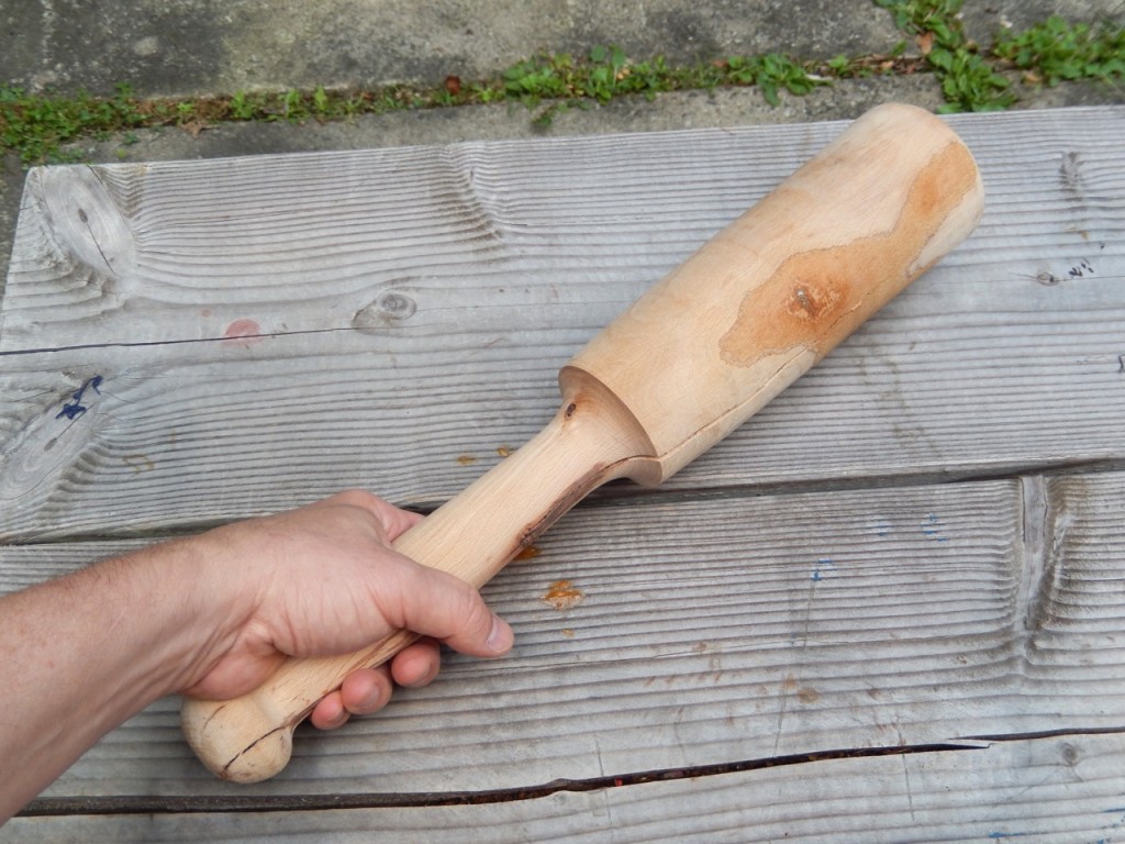 Beech mallet for a froe 2