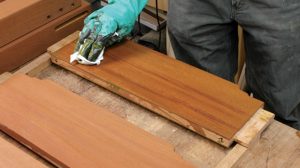 Greene & Greene furniture had a rich reddish brown color.