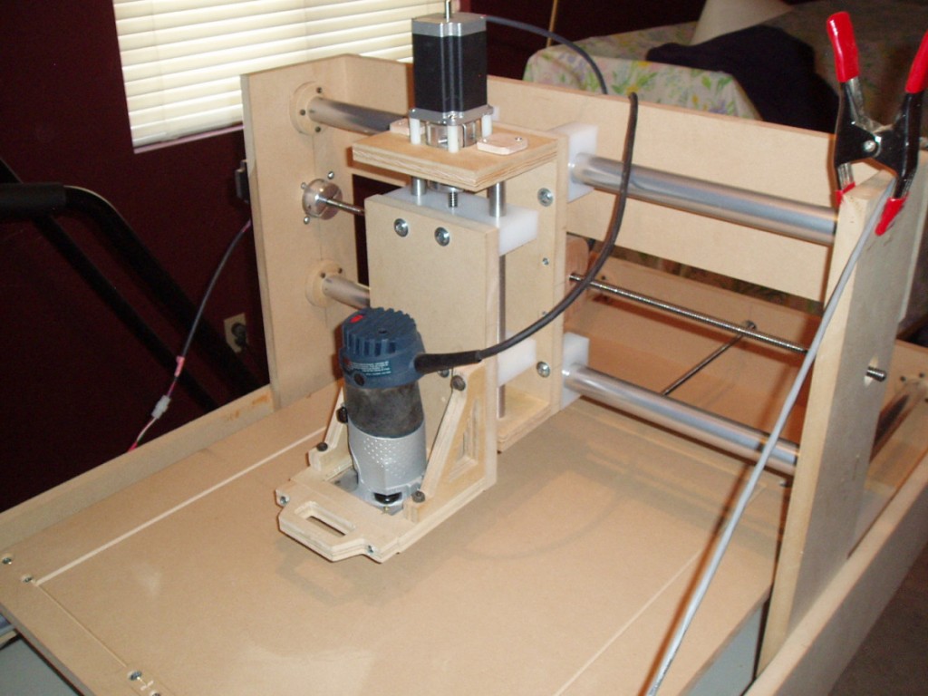 Kevin from Build a CNC Router made his own shaft collars from MDF.