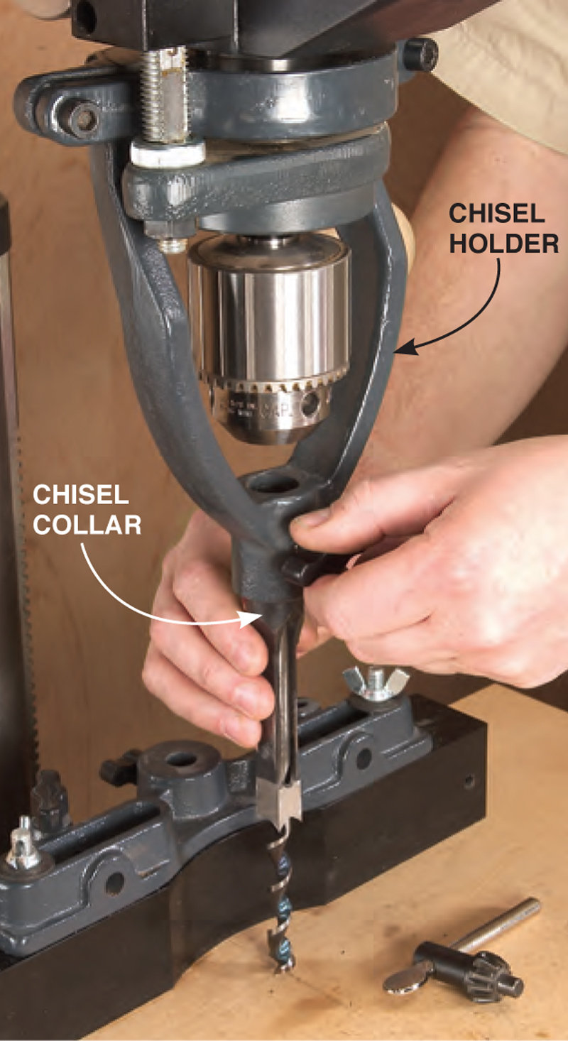 can you use mortise bit drill press? 2