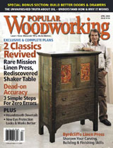 April 2006 Issue Popular Woodworking