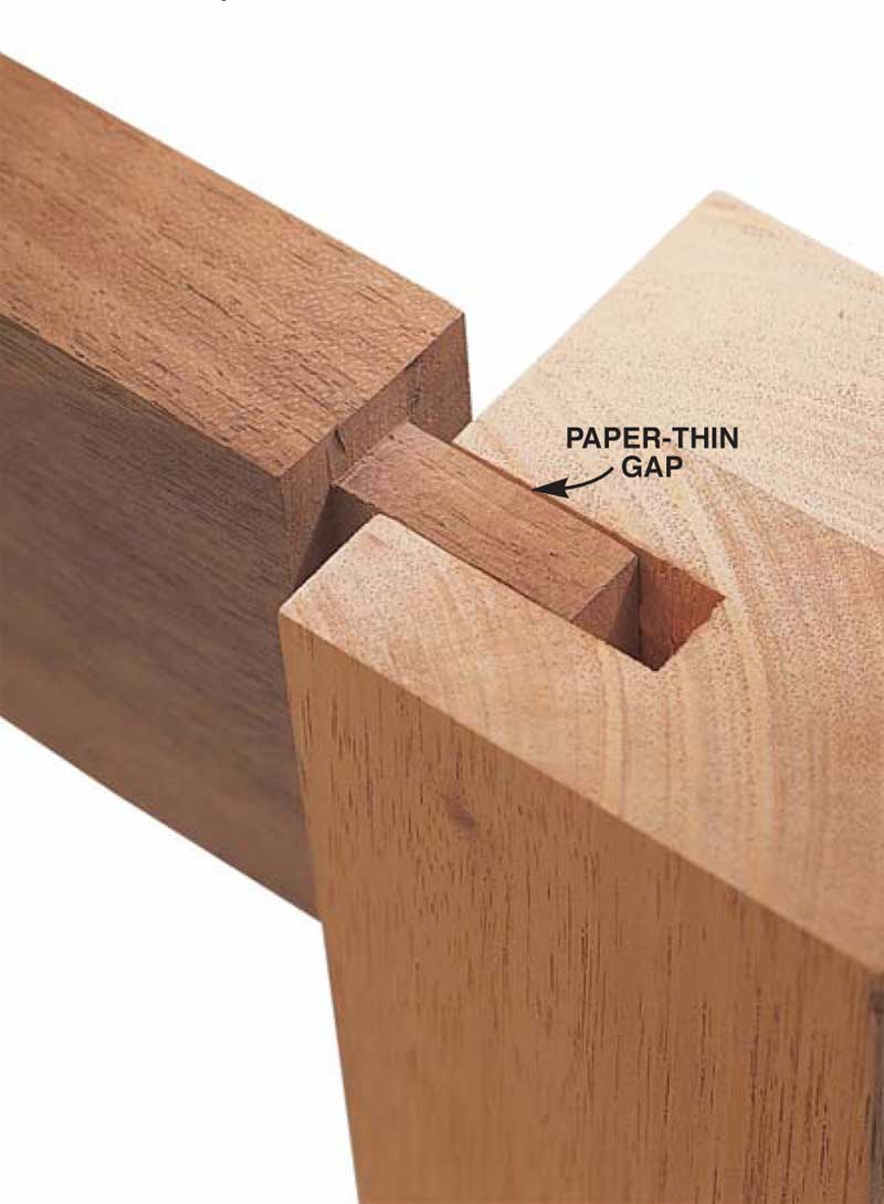 Q A: The Right Mortise / Tenon Fit