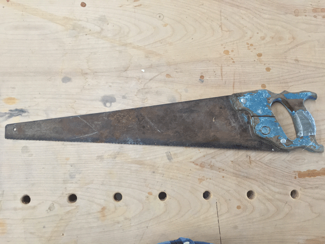 restoring a saw