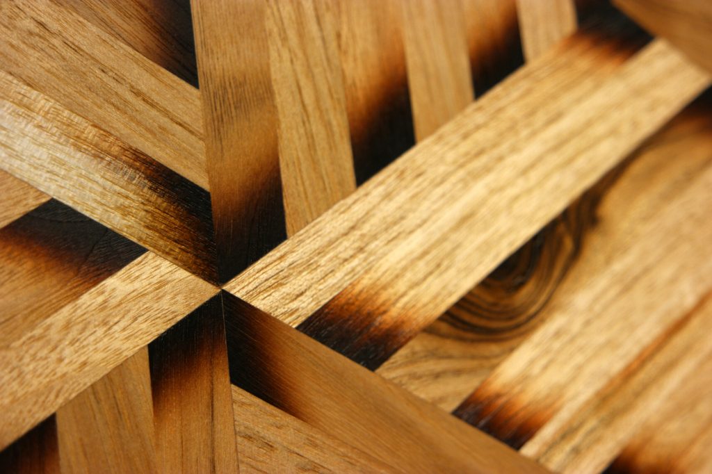 sand shaded parquetry