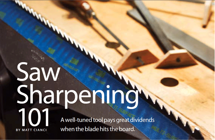 How to Sharpen Saw Blades