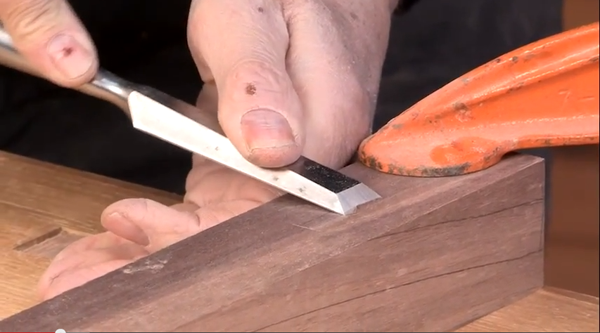 Proper control of a chisel is vital to its effective use. Here, Jeff Miller shows you how to quickly and efficiently use chisels to cut an accurate mortise. 