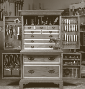 Huey tool cabinet