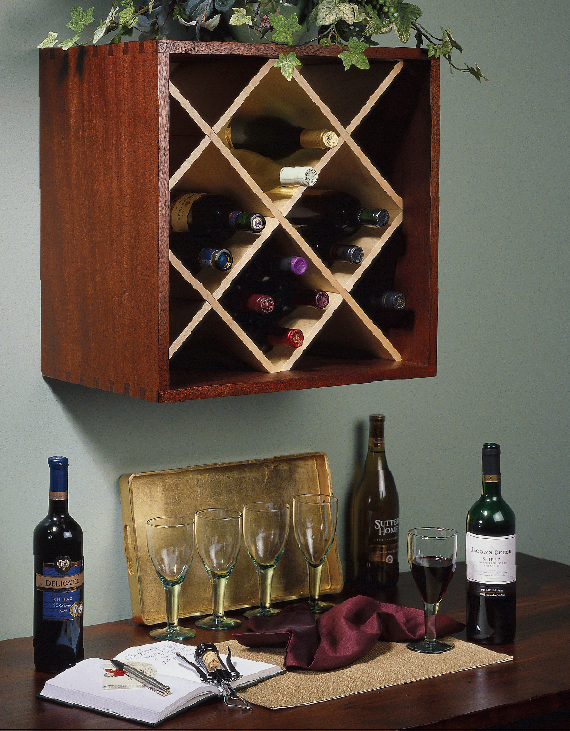 French Cleat Wine Rack
