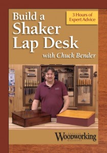 Build a Shaker Lap Desk with Chuck Bender DVD cover