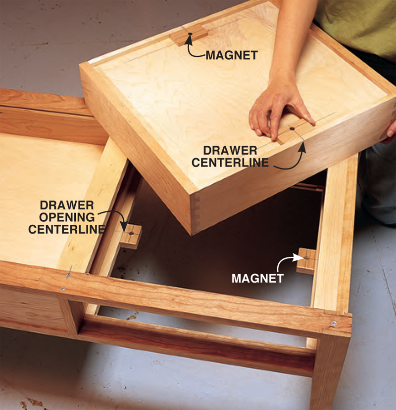 Two-Drawer Coffee Table - Popular Woodworking Magazine