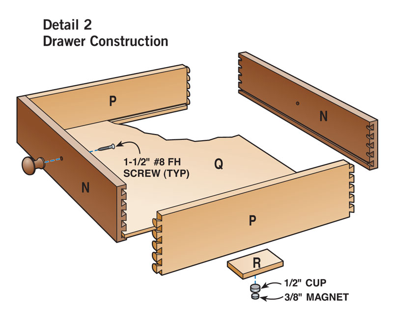 Two-Drawer Coffee Table | Popular Woodworking Magazine