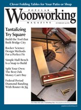 October 2011 Issue Popular Woodworking