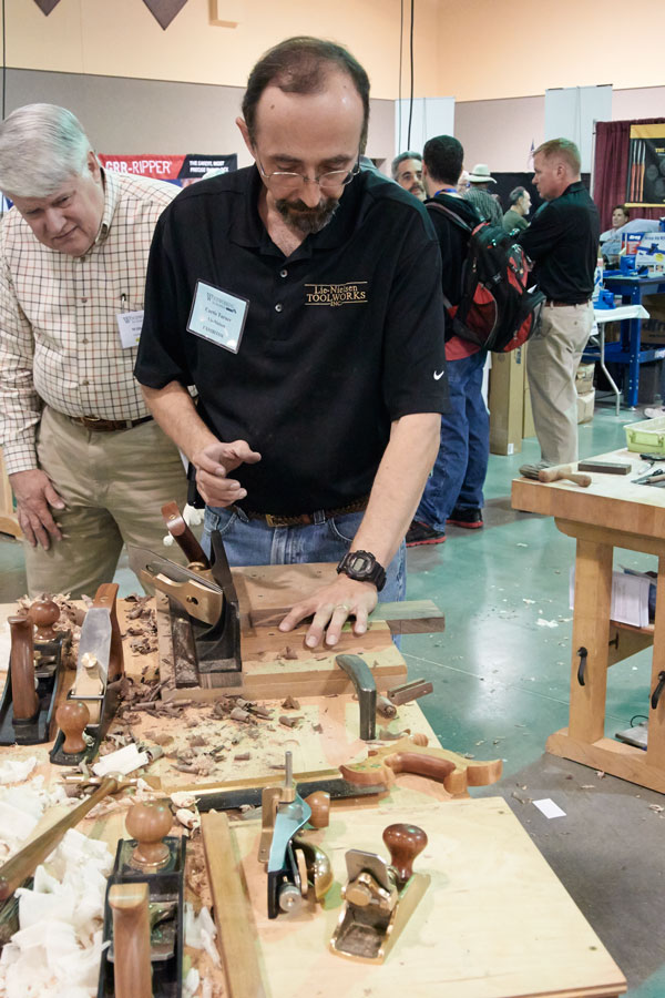 Lie-Nielsen Toolworks' Curtis Turner and the LN No. 51.