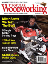 December 2008 Issue Popular Woodworking