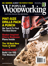 December 2009 Issue Popular Woodworking