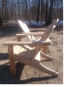 The tool list for building these chairs is short and sweet.