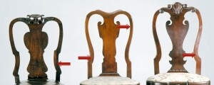 A New York and two Philadelphia chair backs