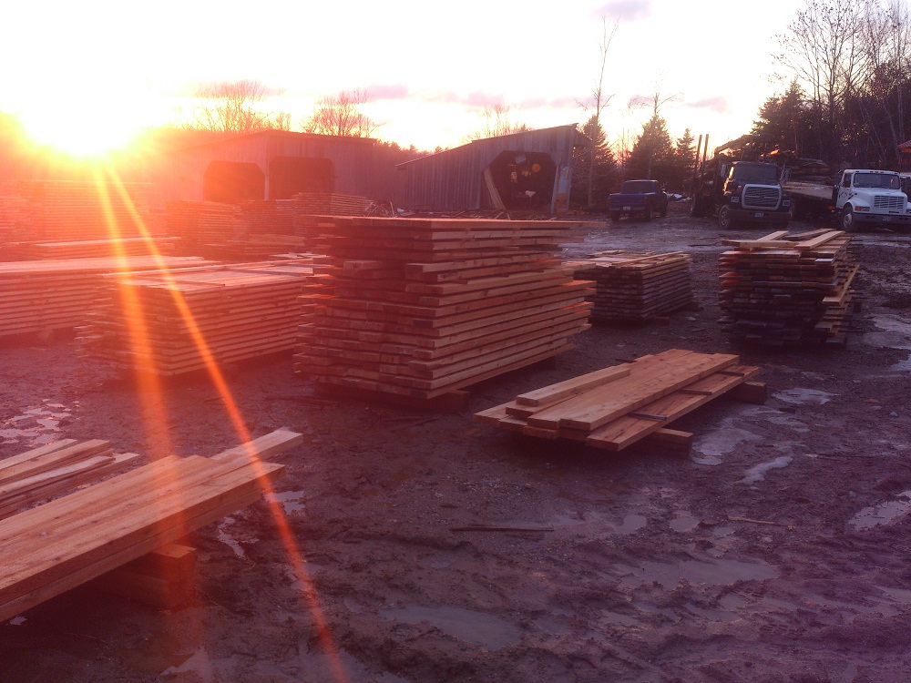 Dewey's Lumber, a sawmill in Liberty, Maine
