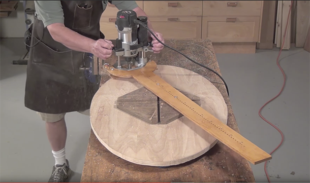 Elliptical Router Jig for Any Size Oval | Popular 