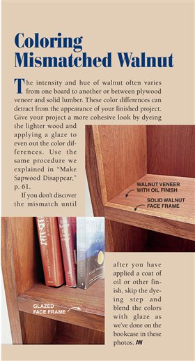 Tips for Finishing Walnut | Popular Woodworking