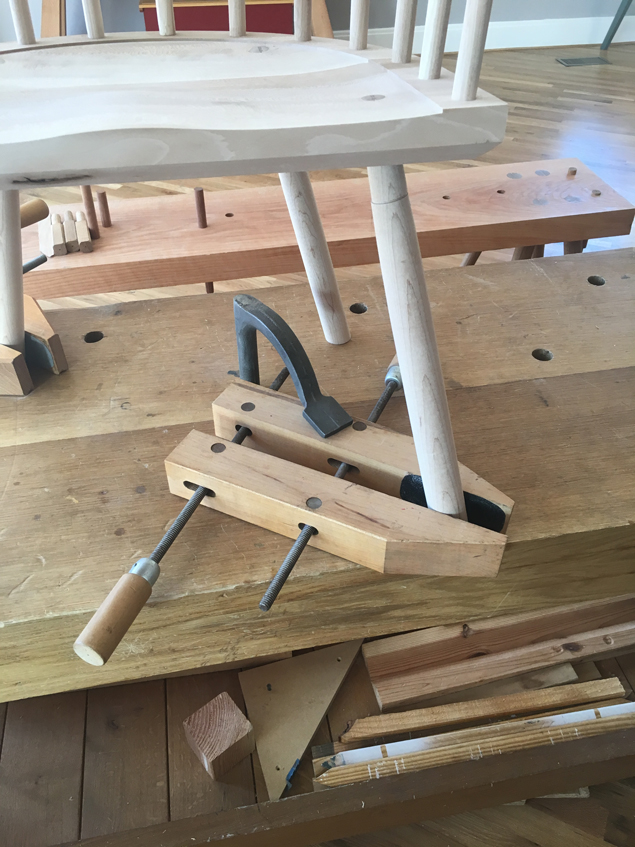 clamping a chair