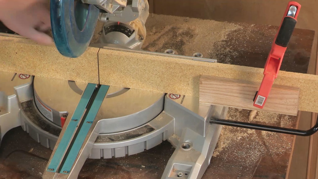 miter saw setup