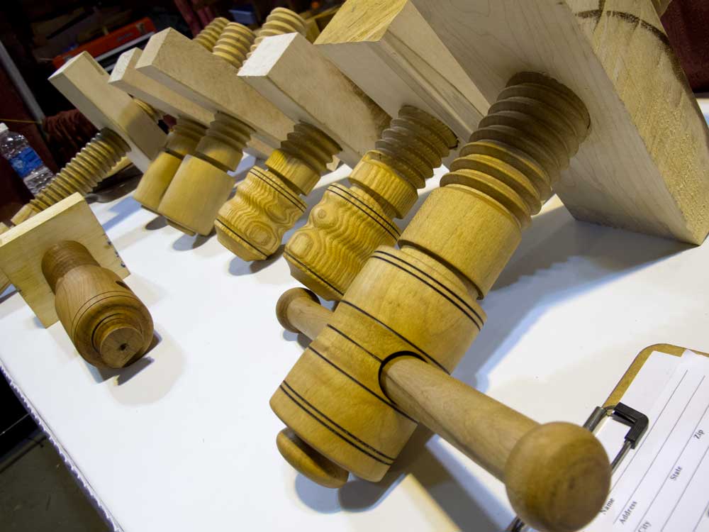 More Wooden Vise Options: Evans Wood Screw Co. Popular