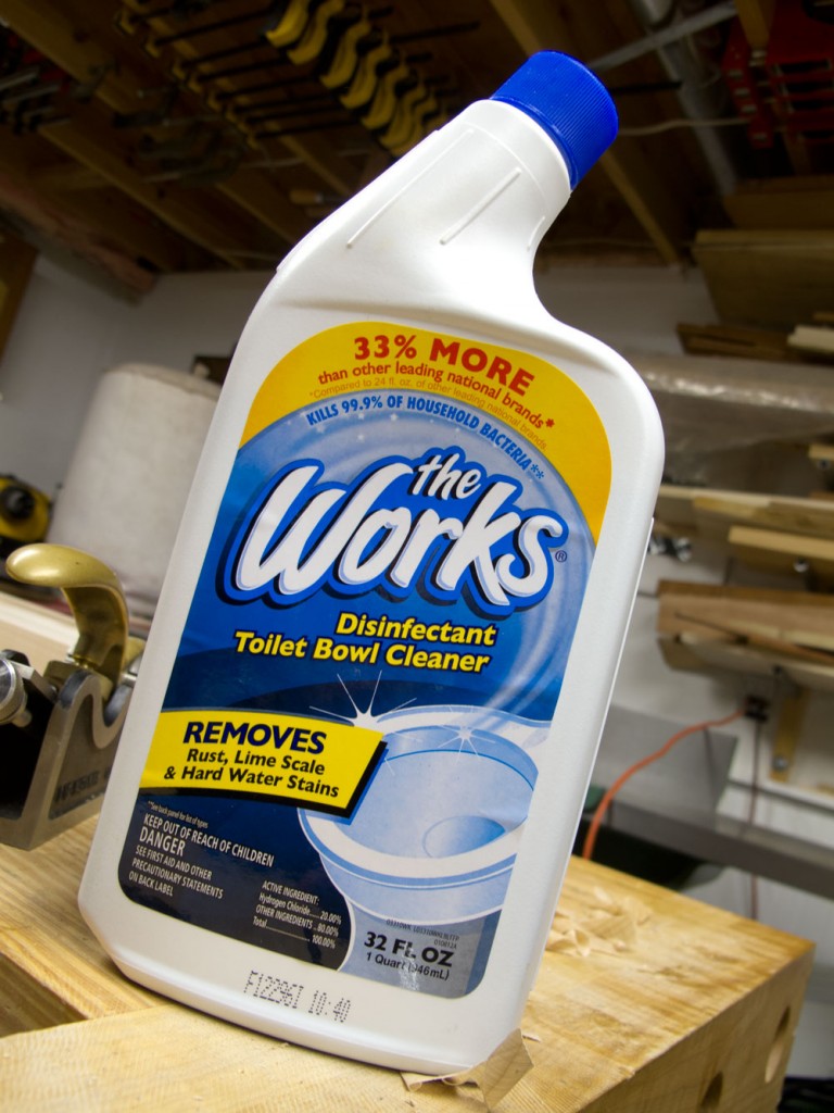 Remove Rust, Zinc and Black Oxide with ‘The Works’ Popular Woodworking